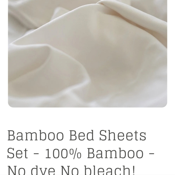 BNWT Shoo-Foo bamboo king size sheet set in white - Picture 5 of 5